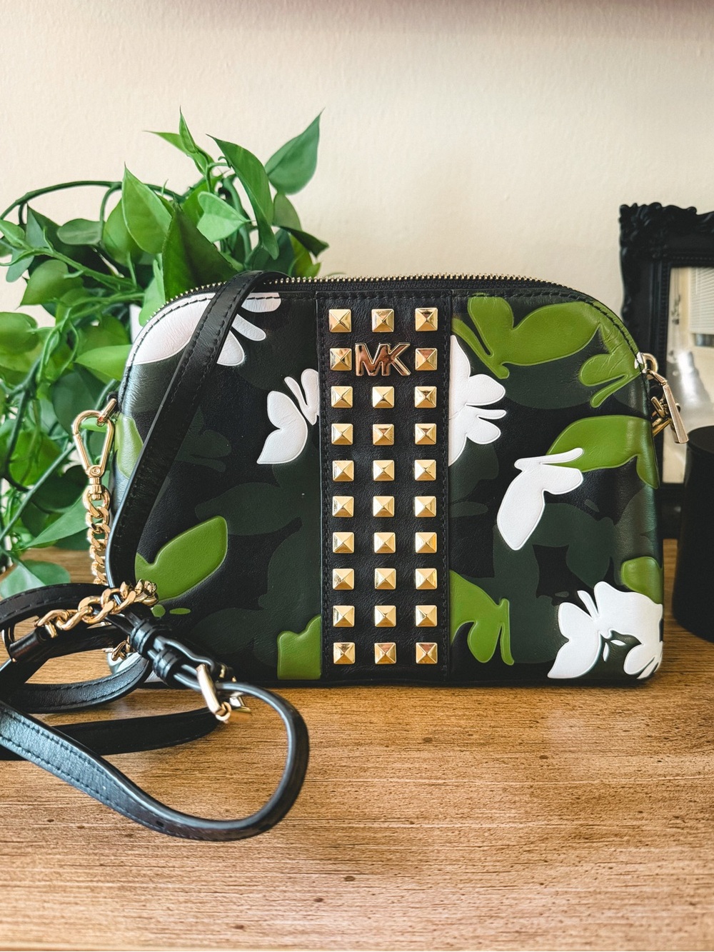 Michael Kors Butterfly Camouflage Crossbody Bag